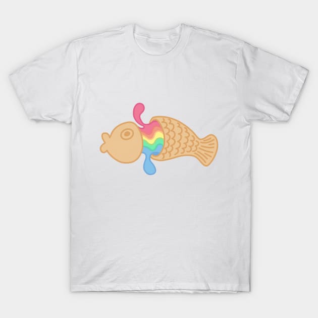 Pastel Rainbow Taiyaki T-Shirt by phogar